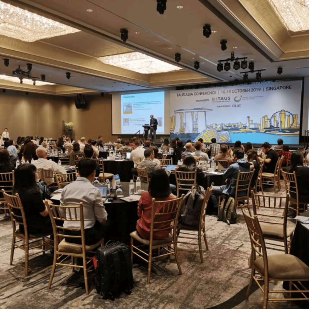 TAUS 25th Asia event in Singapore